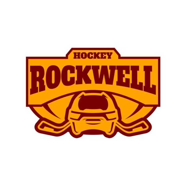 Rockwell Hockey logo template 02 Miniatura