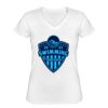 Playera Dama: Algodón Peinado Cuello V Miniatura