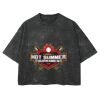 Playera Boxy Fit Mineral Wash 265 grs 🔥 NEW PRODUCT 🔥 Miniatura